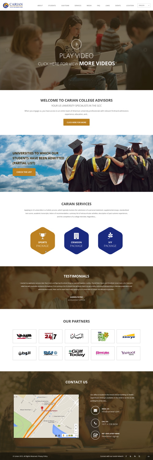 Web Design by pb for this project | Design #5840965