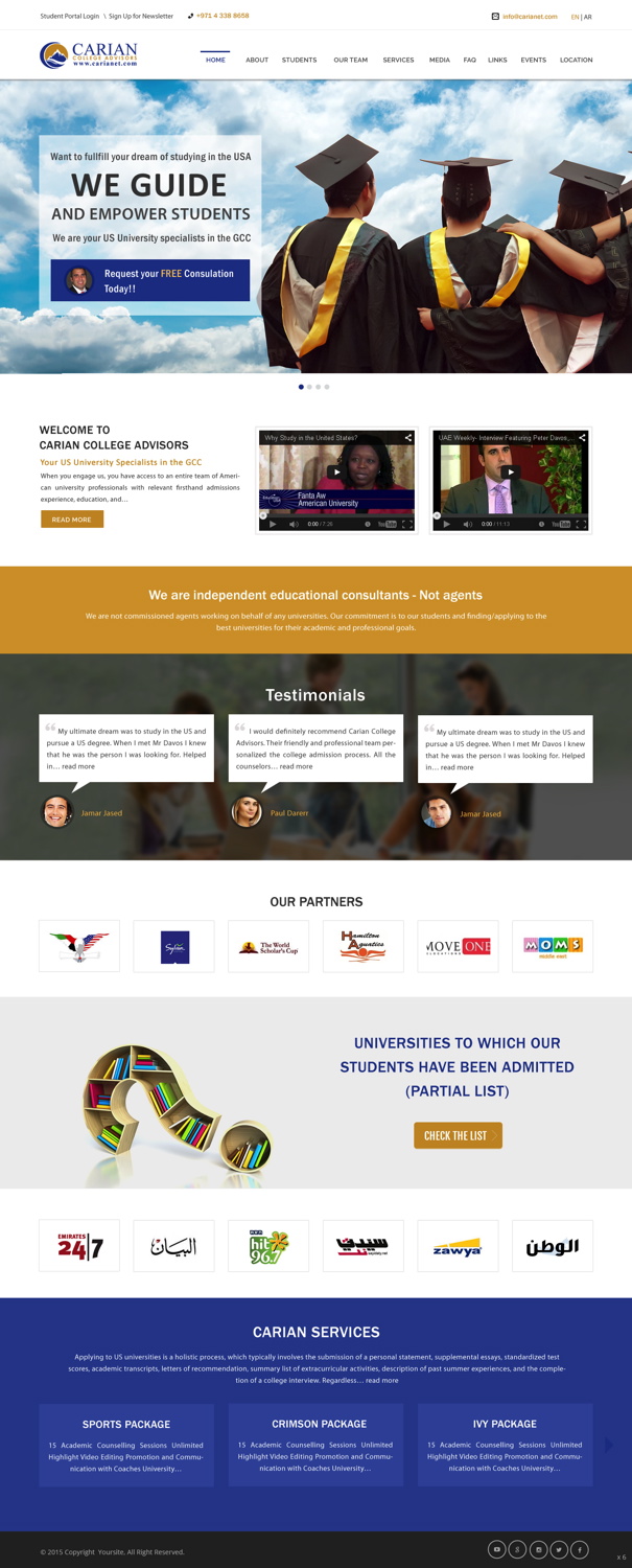 Web Design by pb for this project | Design #5840985