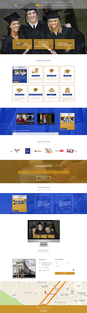 Web Design by Da Miracle for this project | Design: #6062933