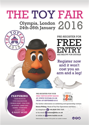 UK Toy industry event needs Advert and 2015 identity | Advertisement Design by the artworks