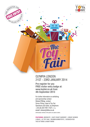 UK Toy industry event needs Advert and 2015 identity | Werbe-Design von atularts