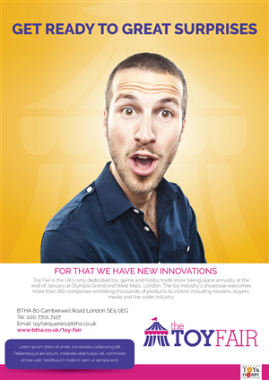 UK Toy industry event needs Advert and 2015 identity | Werbe-Design von JCR