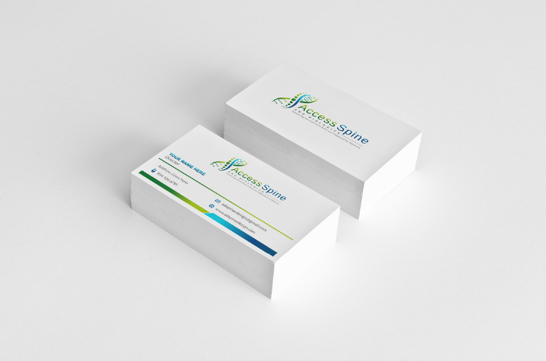 Logo Design by Graphix Lab for Access Spine and Biologics | Design #5843027