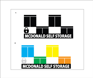 Logo Design by fourdog123 for McDonald Self Storage | Design: #5815050