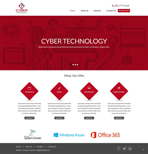 Web Design by pb for Ticcnology Services, L.L.C. | Design #5900490