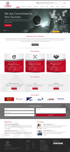 Web Design by pb for Ticcnology Services, L.L.C. | Design: #5900491