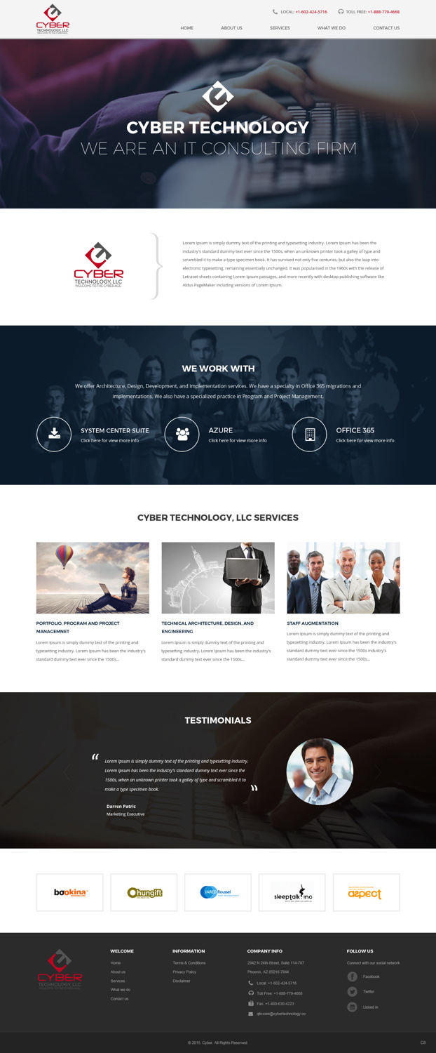Web-Design von pb für Ticcnology Services, L.L.C. | Design #5900495