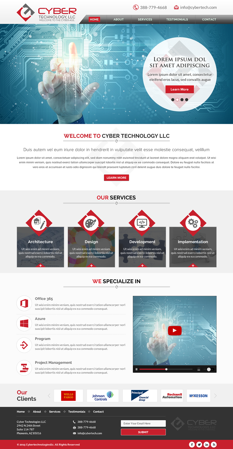Web Design by Sbss for Ticcnology Services, L.L.C. | Design: #5892051
