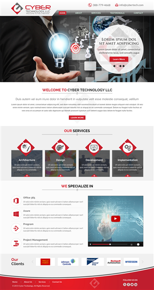 Small IT consulting firm needs a new web site | Web Design by Sbss