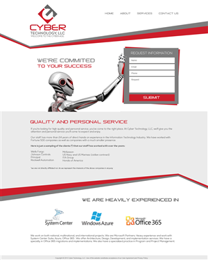 Web Design by jeckx2 for Ticcnology Services, L.L.C. | Design: #5941305