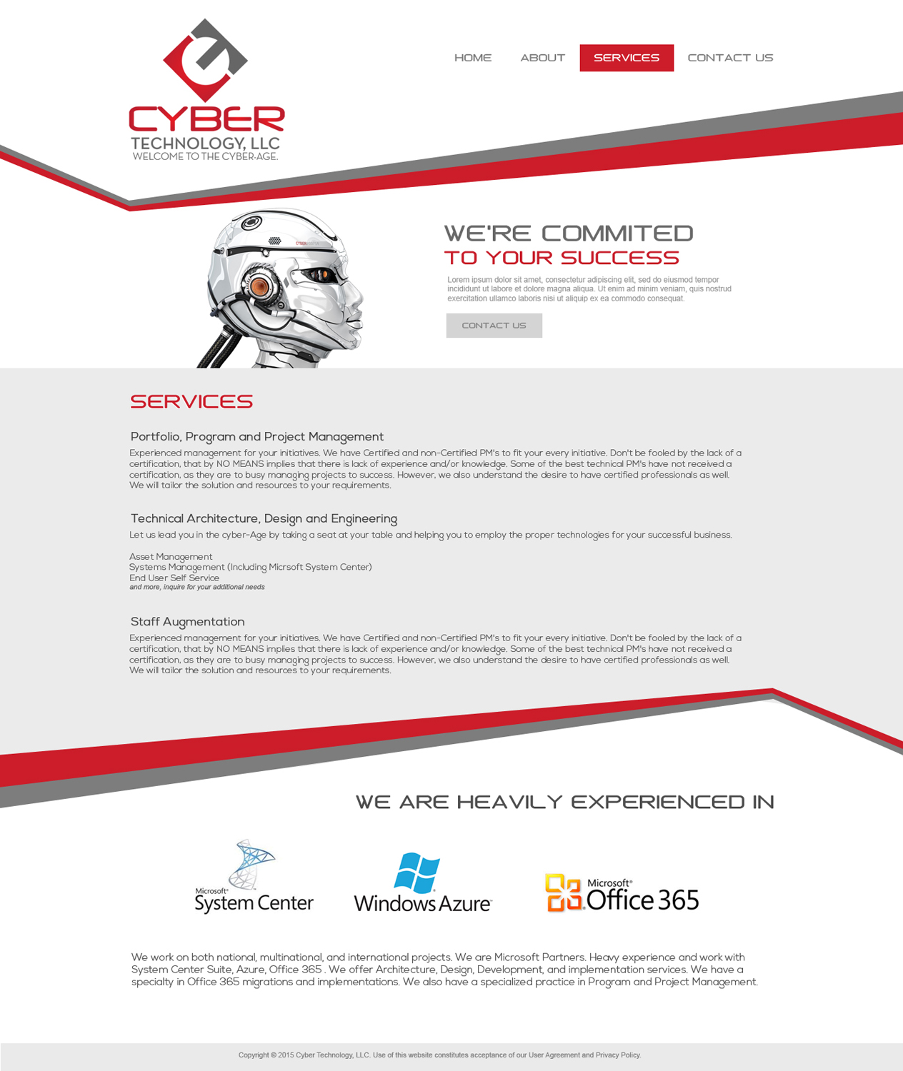Web Design by jeckx2 for Ticcnology Services, L.L.C. | Design #5951209