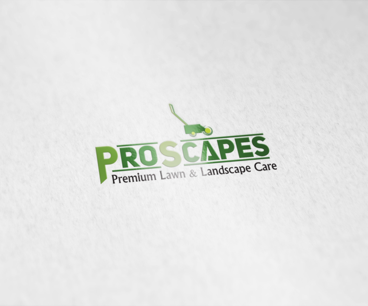 Upmarket, Bold, Landscape Logo Design For Pro-Scapes Premium Lawn Logo Design by maverick for this project | Design #5817493 - Upmarket, Bold, Landscape Logo Design For Pro-Scapes Premium Lawn