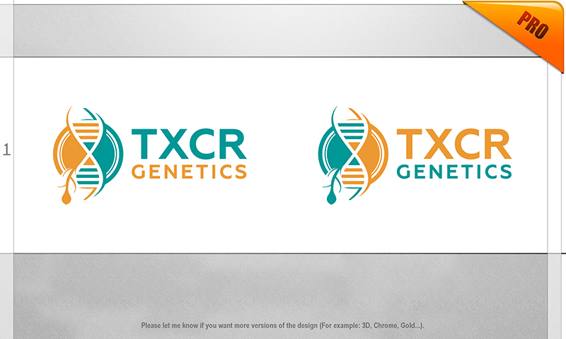 Logo Design by PinworksDesign for TXCR Genetics | Design #5871540
