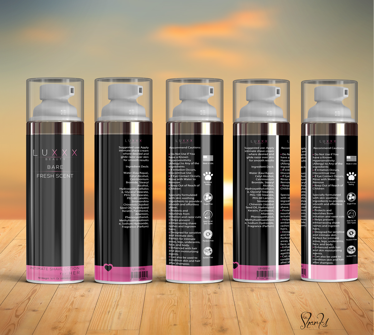 Verpackungs-Design von Shark1 für The Pink Line | Design #5881847