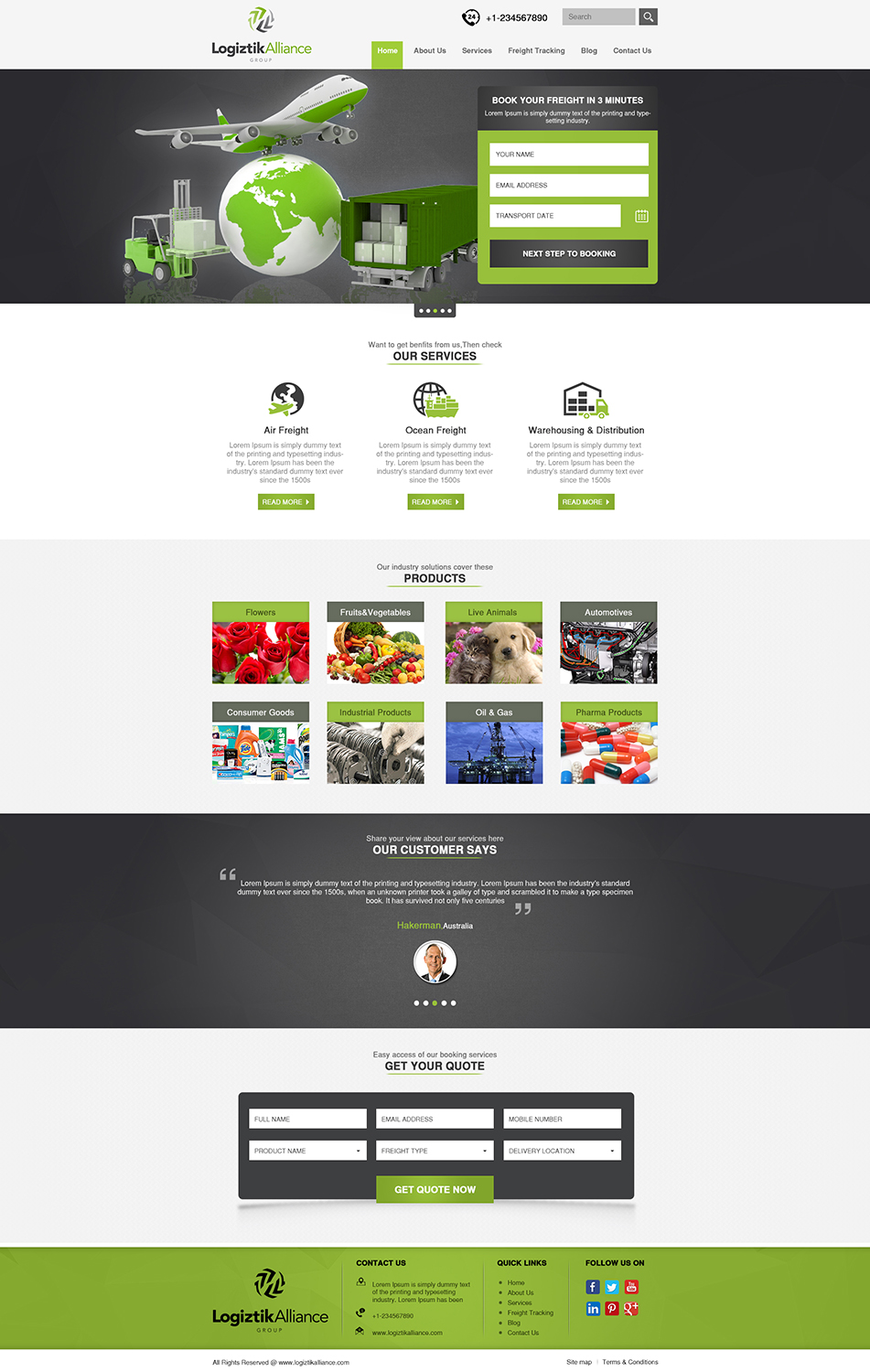Web Design by Wings on web for Logiztik Alliance Group | Design #5845502