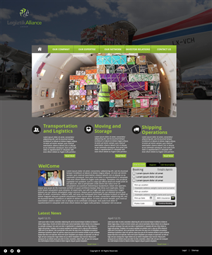 Web Design by B.Wheeler for Logiztik Alliance Group | Design: #5844153
