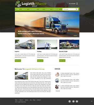 Web Design by saroshdurrani for Logiztik Alliance Group | Design: #5818796