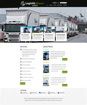 Web Design by saroshdurrani for Logiztik Alliance Group | Design: #5820310