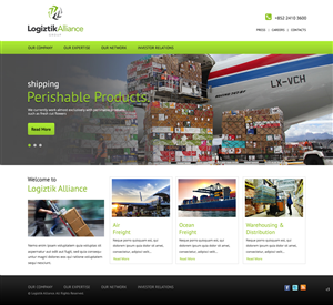 Web Design by pb for Logiztik Alliance Group | Design: #5825799
