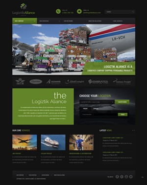 Web Design by pb for Logiztik Alliance Group | Design: #5825801