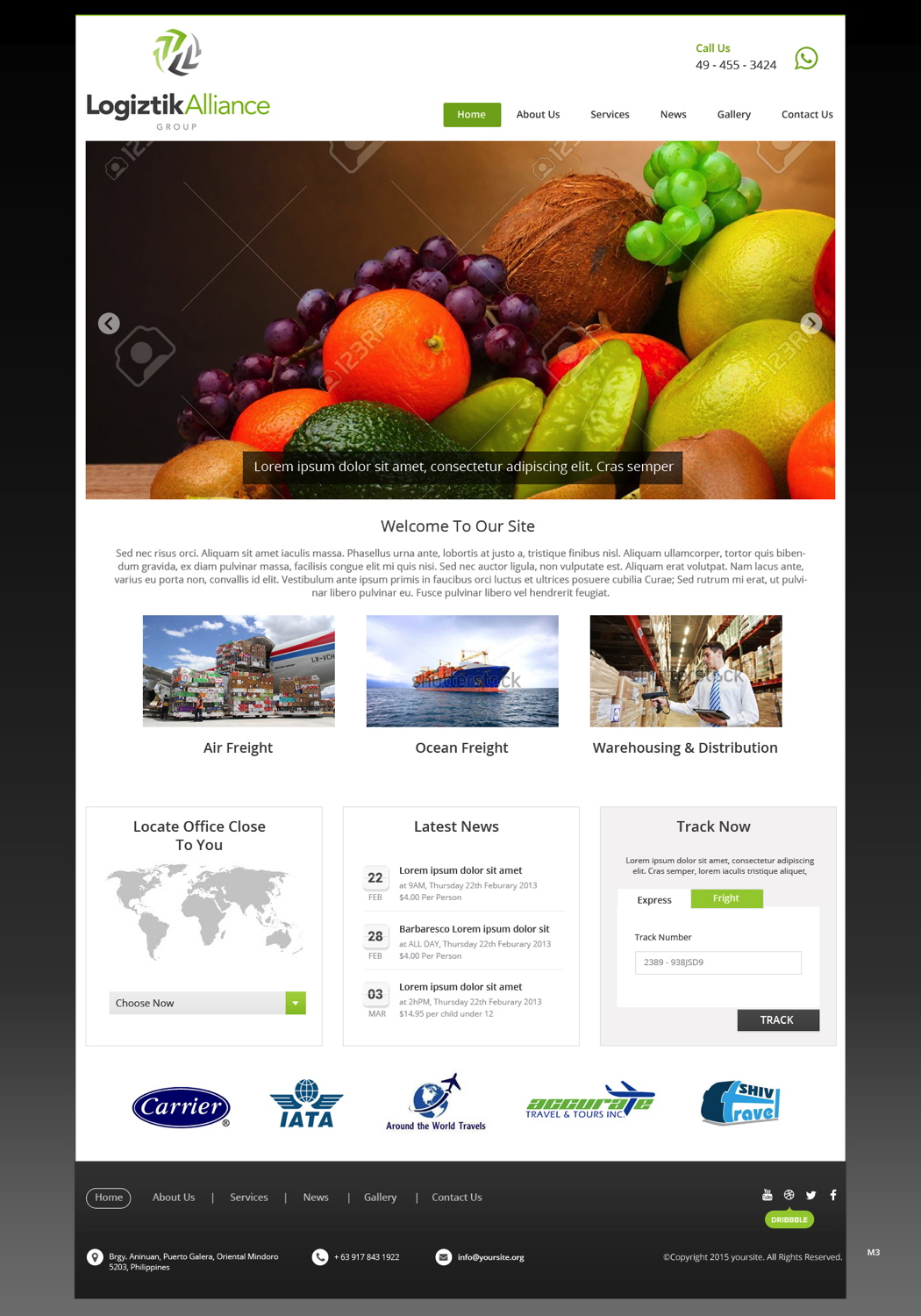 Web Design by pb for Logiztik Alliance Group | Design #5825806
