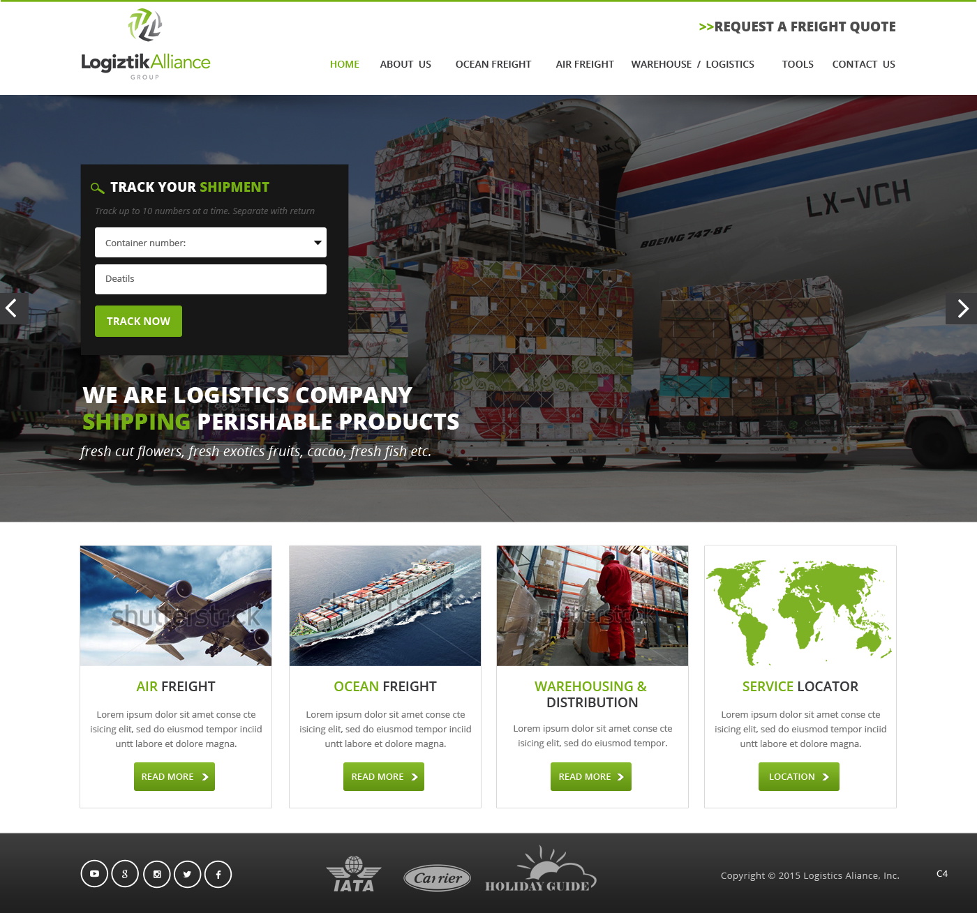 Web Design by pb for Logiztik Alliance Group | Design #5825815