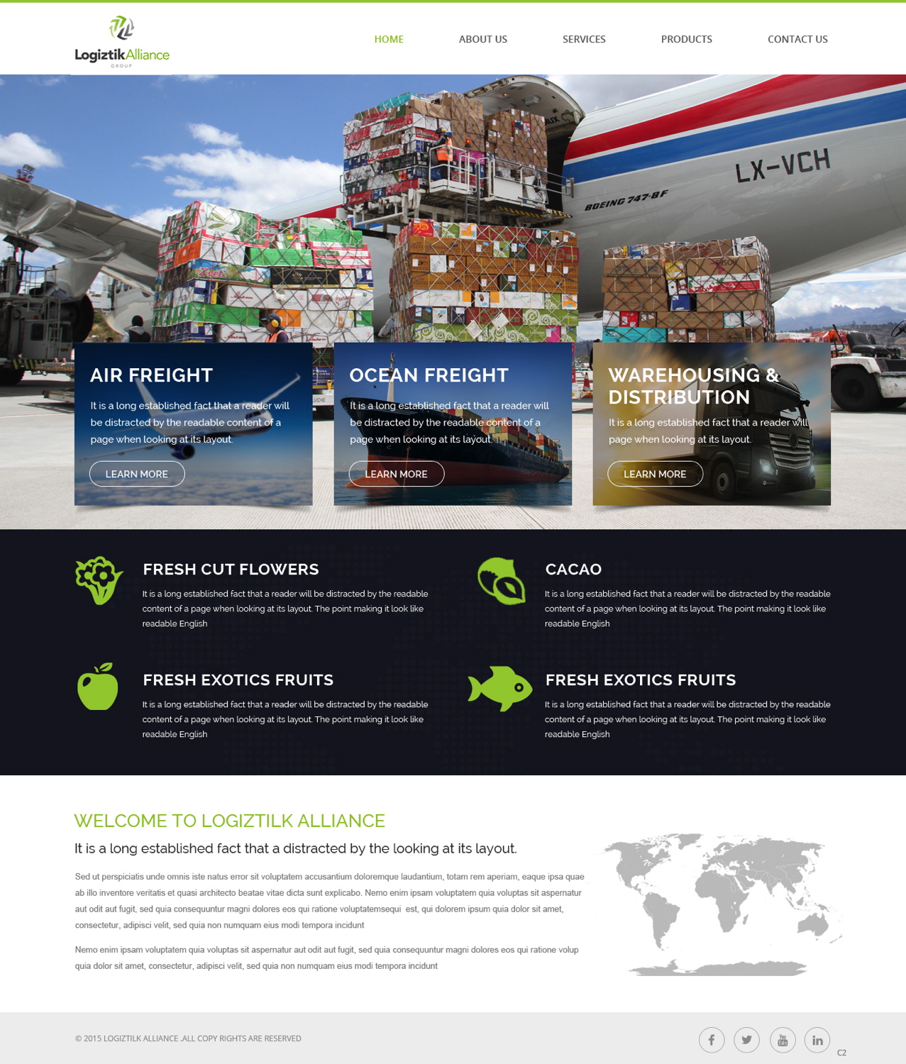 Web Design by pb for Logiztik Alliance Group | Design #5825833