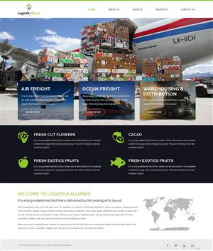 Web-Design von pb für Logiztik Alliance Group | Design: #5825833