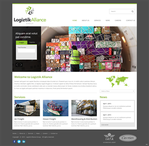 Web-Design von pb für Logiztik Alliance Group | Design: #5825843