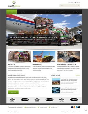 Web-Design von pb für Logiztik Alliance Group | Design: #5833922