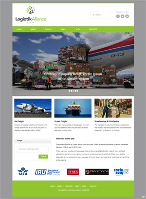 Web-Design von pb für Logiztik Alliance Group | Design: #5833923