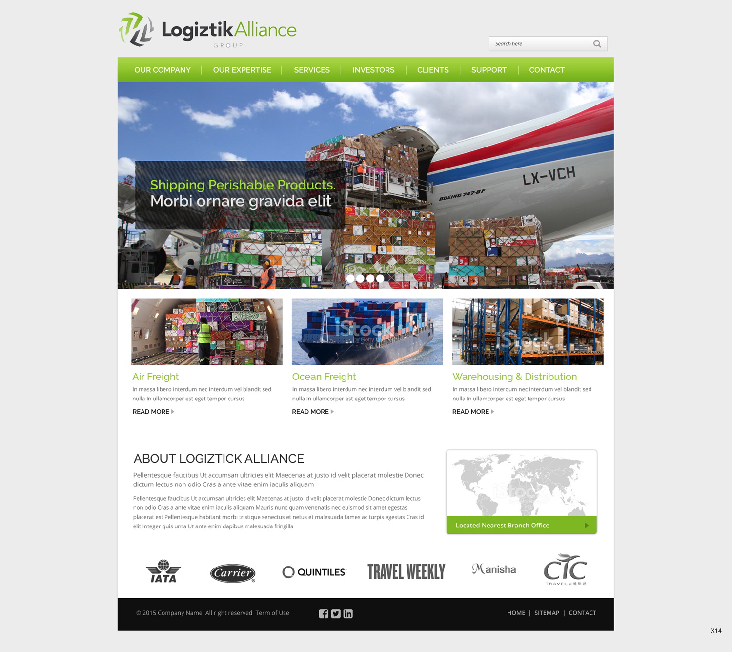 Web Design par pb pour Logiztik Alliance Group | Design #5833928