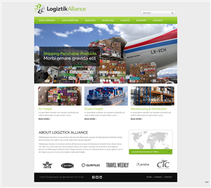 Web Design by pb for Logiztik Alliance Group | Design #5833928