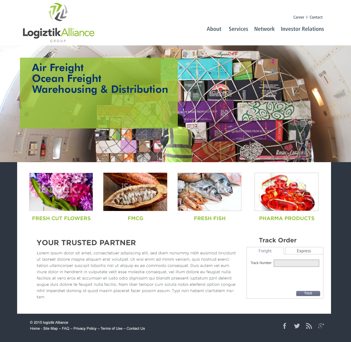 Web Design by yadunath for Logiztik Alliance Group | Design #5826997