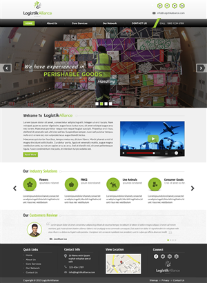 Web Design by Sbss for Logiztik Alliance Group | Design: #5829453