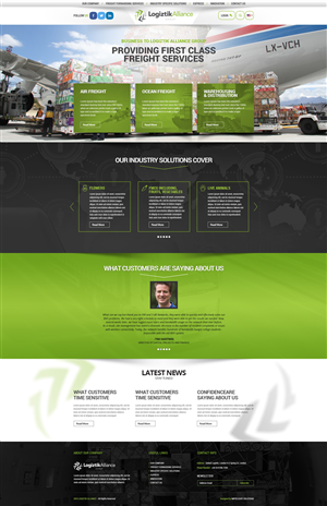 Web Design by Impressive Sol for Logiztik Alliance Group | Design #5838695