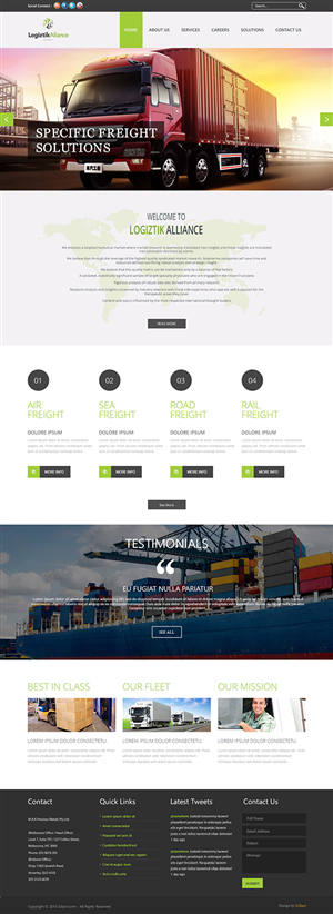 Web Design by iLibart for Logiztik Alliance Group | Design #5820860
