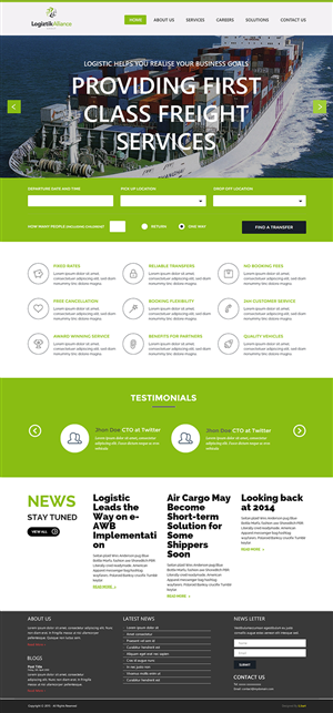 Web-Design von iLibart für Logiztik Alliance Group | Design: #5821183