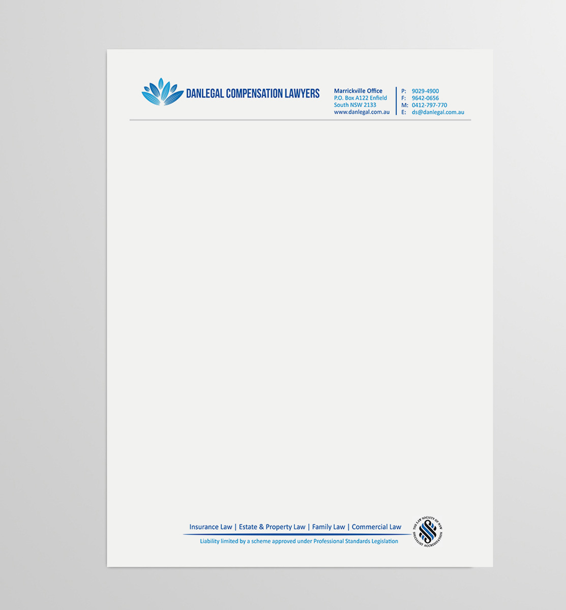 elegant letterhead design