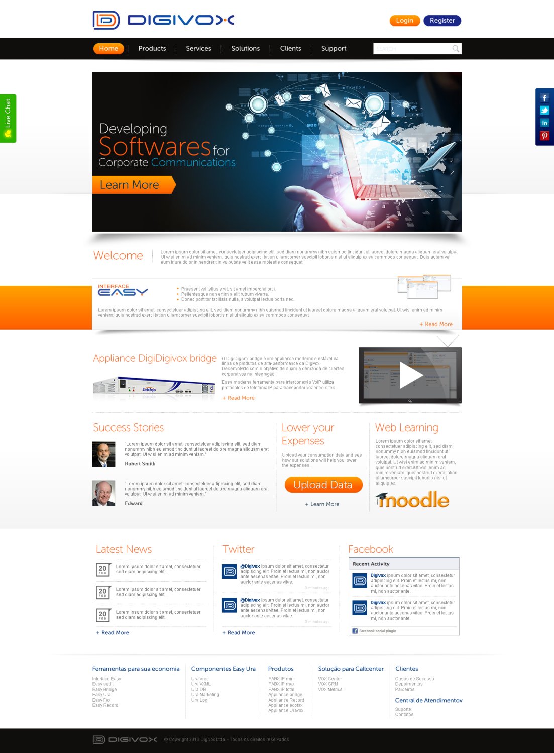 Diseño Web por TechWise para este proyecto | Diseño #1640024