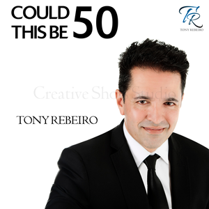 Tony Rebeiro 'is this 50' CD cover design