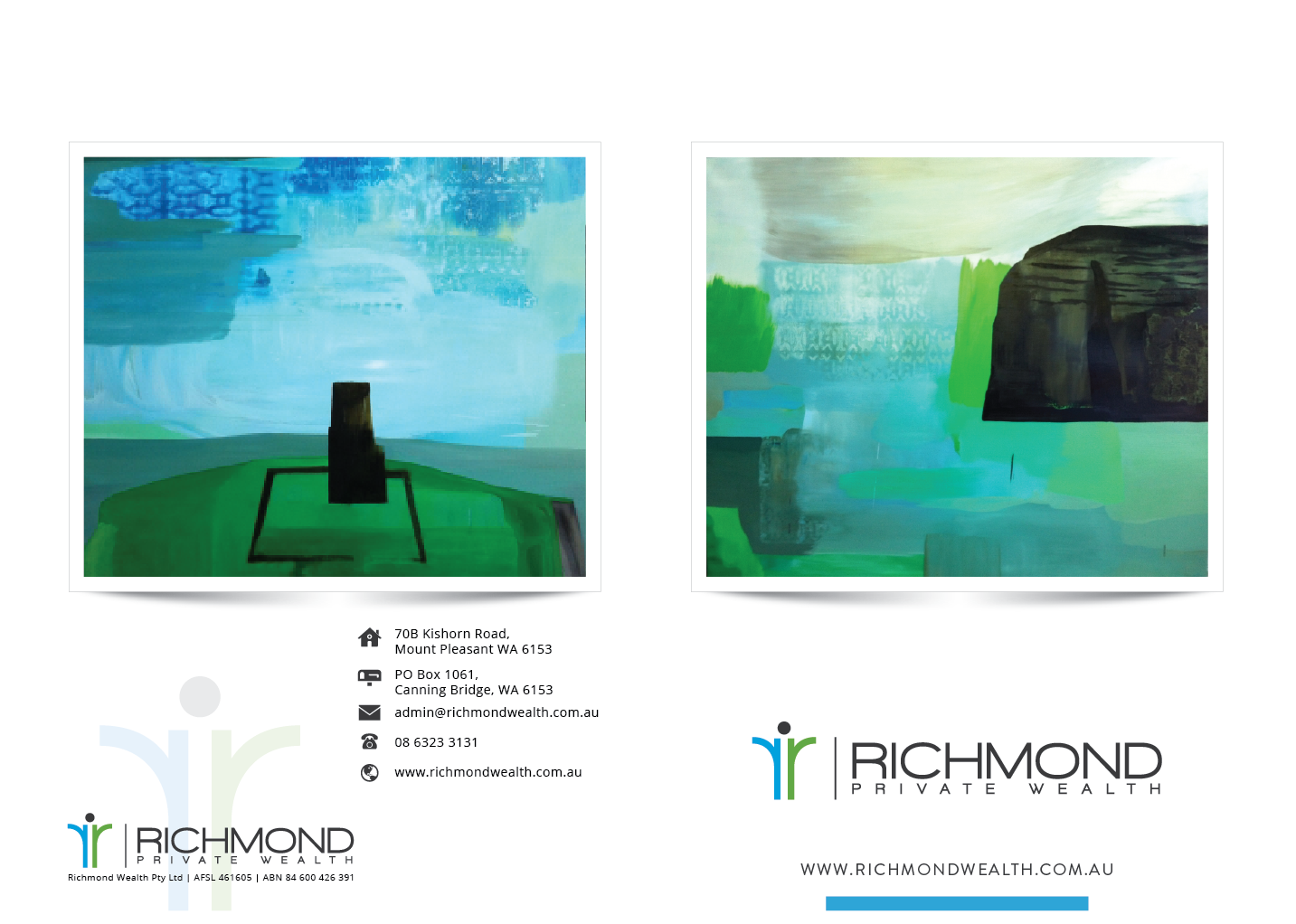 Brochure Design by Andrew1965 for Richmond Wealth | Design #5940972