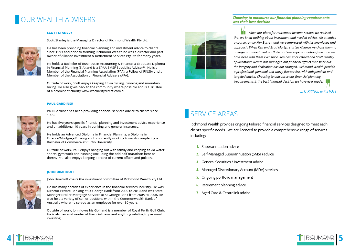 Brochure Design by Andrew1965 for Richmond Wealth | Design #5940995