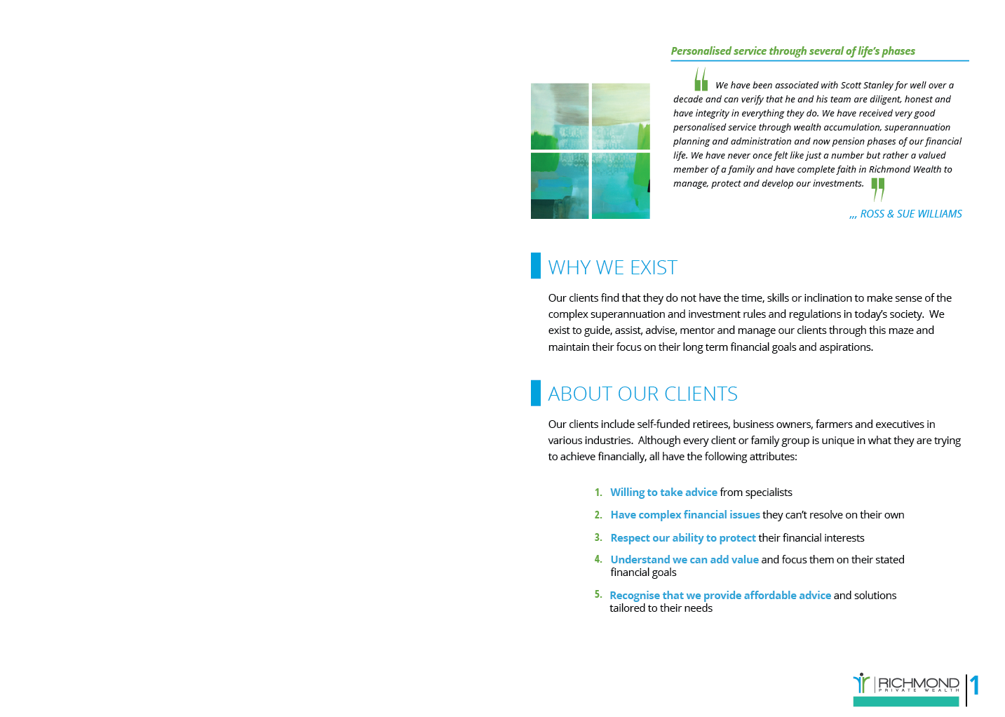 Brochure Design by Andrew1965 for Richmond Wealth | Design #5964663