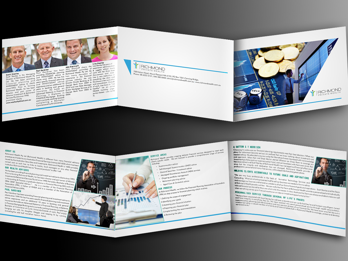 Design de Brochure par Webrays pour Richmond Wealth | Design #5896947
