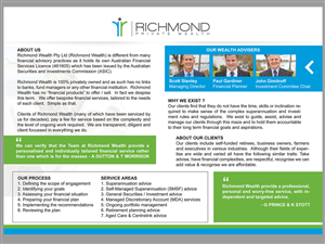 Broschüren-Design von LeonFX für Richmond Wealth | Design: #5933441