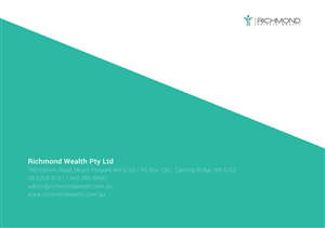 Brochure Design by One creative works for Richmond Wealth | Design: #5833625