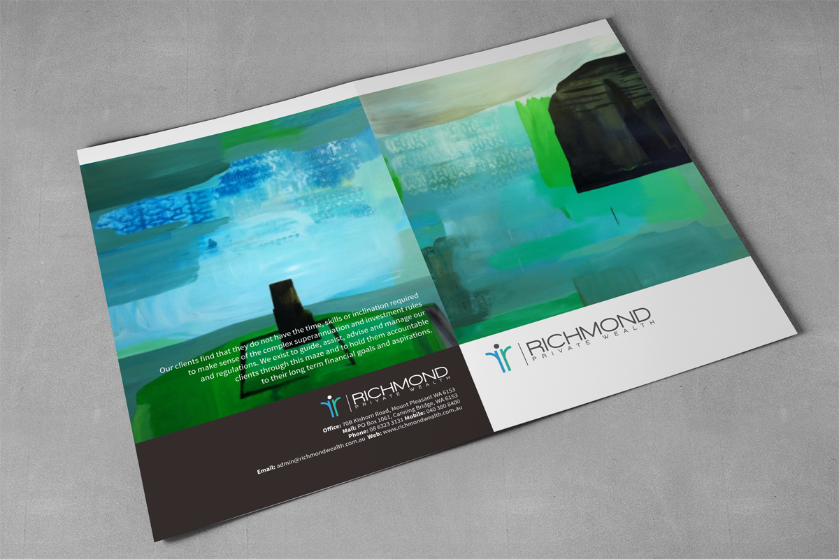 Diseño de Brochure por barinix para Richmond Wealth | Diseño #5825272