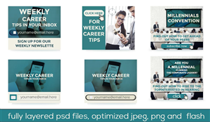 Australian Careers Business Needs 2 Banner Ad Design | Banner-Design von Kristina Andonoff