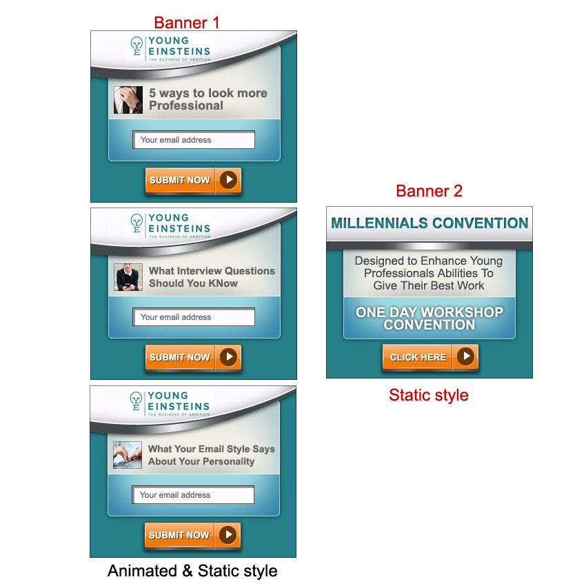 Banner Ad Design by DesignXyz for this project | Design #5849204